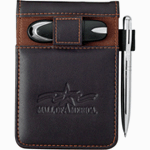Brown Two Tone Flash Jotter